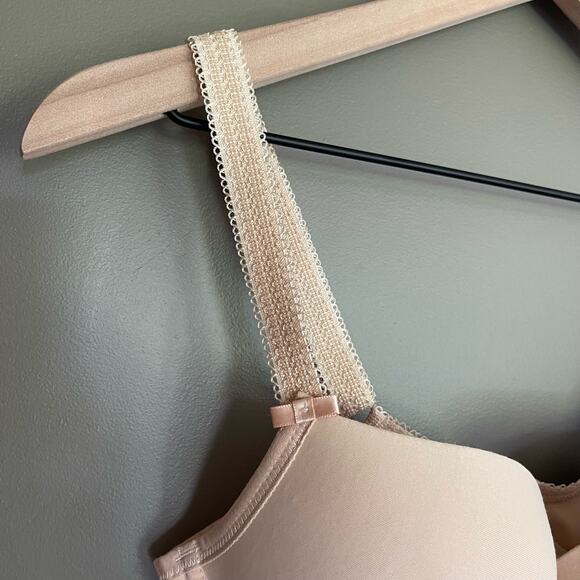 Freya Deco Nude Plunge UW Moulded Cup Bra Size 30DDD Nude Beige Underwire - Picture 4 of 16